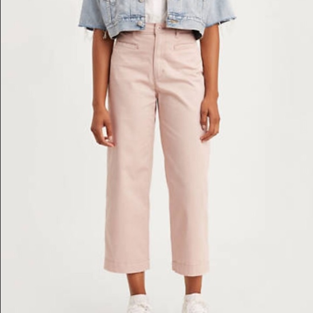Levis Ribcage Wide Leg Crop Jean